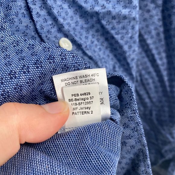 Emanuel Berg Bellagio Printed Jersey Dress Shirt - Picture 8 of 11